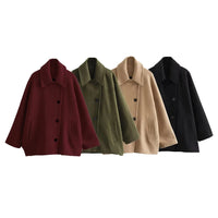 Women's Short Blended Coat