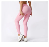 Cross border European and American Thread Sports New Pants Tight Pants Seamless Yoga Pants High Waist Fitness Pants Yoga Pants