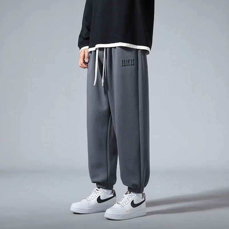 Men's Jogger Cotton Sweatpants Big Size Sports Baggy Pants Hip Hop Loose Harem Trousers