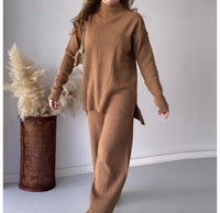 Women's 2-Piece Knit Pullover & Ankle-Length Pants Set