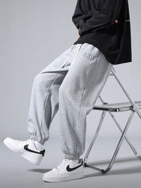 Men's Jogger Cotton Sweatpants Big Size Sports Baggy Pants Hip Hop Loose Harem Trousers