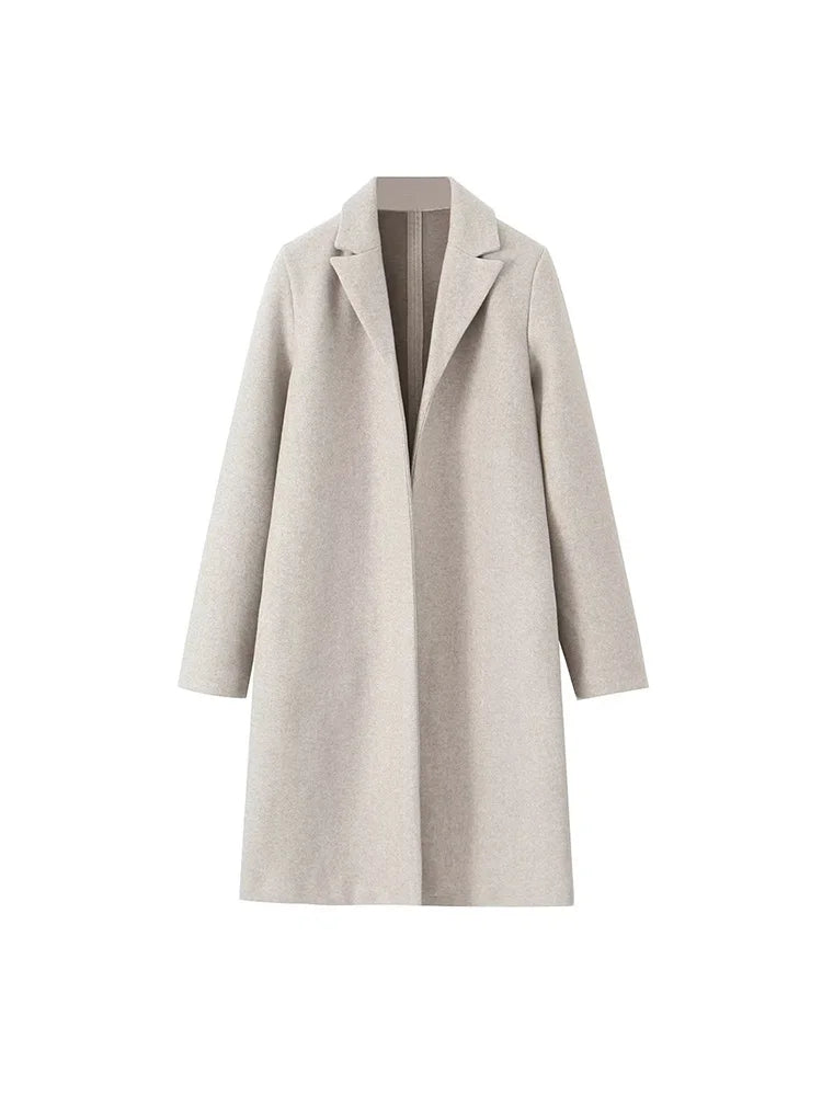 Women's Vintage Open-Stitch Trench Coat