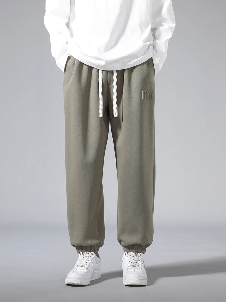 Men's Jogger Cotton Sweatpants Big Size Sports Baggy Pants Hip Hop Loose Harem Trousers