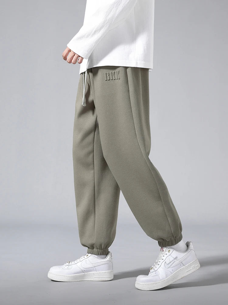 Men's Jogger Cotton Sweatpants Big Size Sports Baggy Pants Hip Hop Loose Harem Trousers