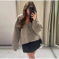 Women's Vintage Double-Breasted Blazer Coat