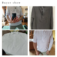 New Cotton Linen Shirts for Men Casual Shirts Lightweight Long Sleeve Henley Beach Shirts Hawaiian T Shirts for Men