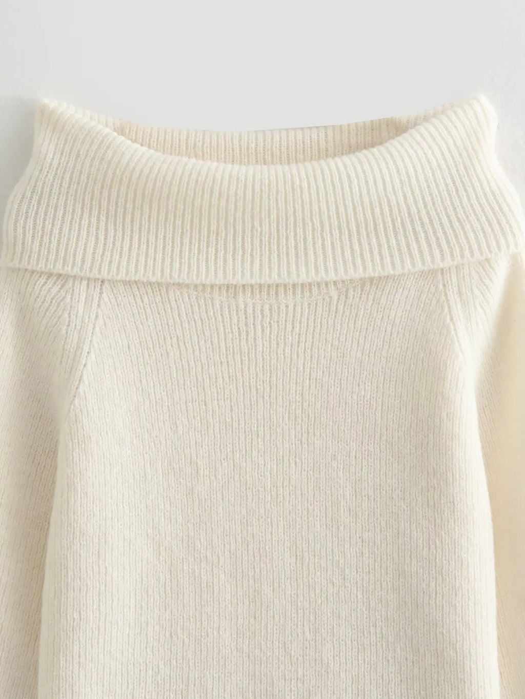 Women's Off-Shoulder Slash Neck Sweater