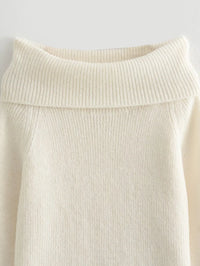 Women's Off-Shoulder Slash Neck Sweater