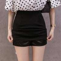 Fashion Spring Summer Office Lady Short Skirt Women Skirt Black Faldas High Waist A-LINE Skirt Women Skirts for Women D36