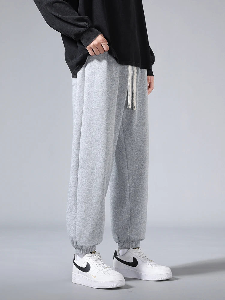 Men's Jogger Cotton Sweatpants Big Size Sports Baggy Pants Hip Hop Loose Harem Trousers