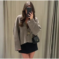 Women's Vintage Double-Breasted Blazer Coat