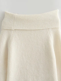 Women's Off-Shoulder Slash Neck Sweater