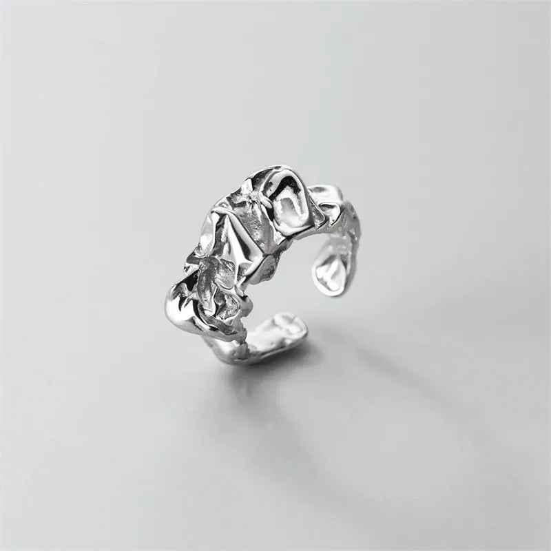 Fashion Punk Love Heart Geometric Finger Ring For Women Girls Wedding Party Jewelry Gift e414