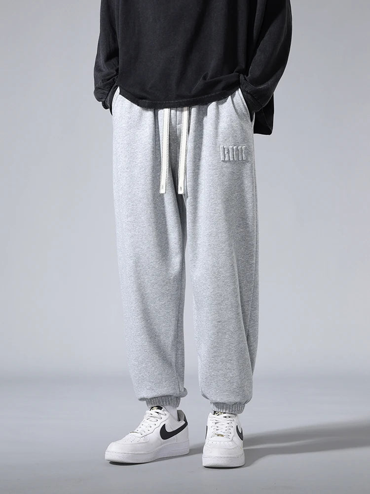 Men's Jogger Cotton Sweatpants Big Size Sports Baggy Pants Hip Hop Loose Harem Trousers