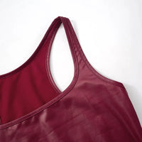 Summer Slim Lace-Up Tank Top